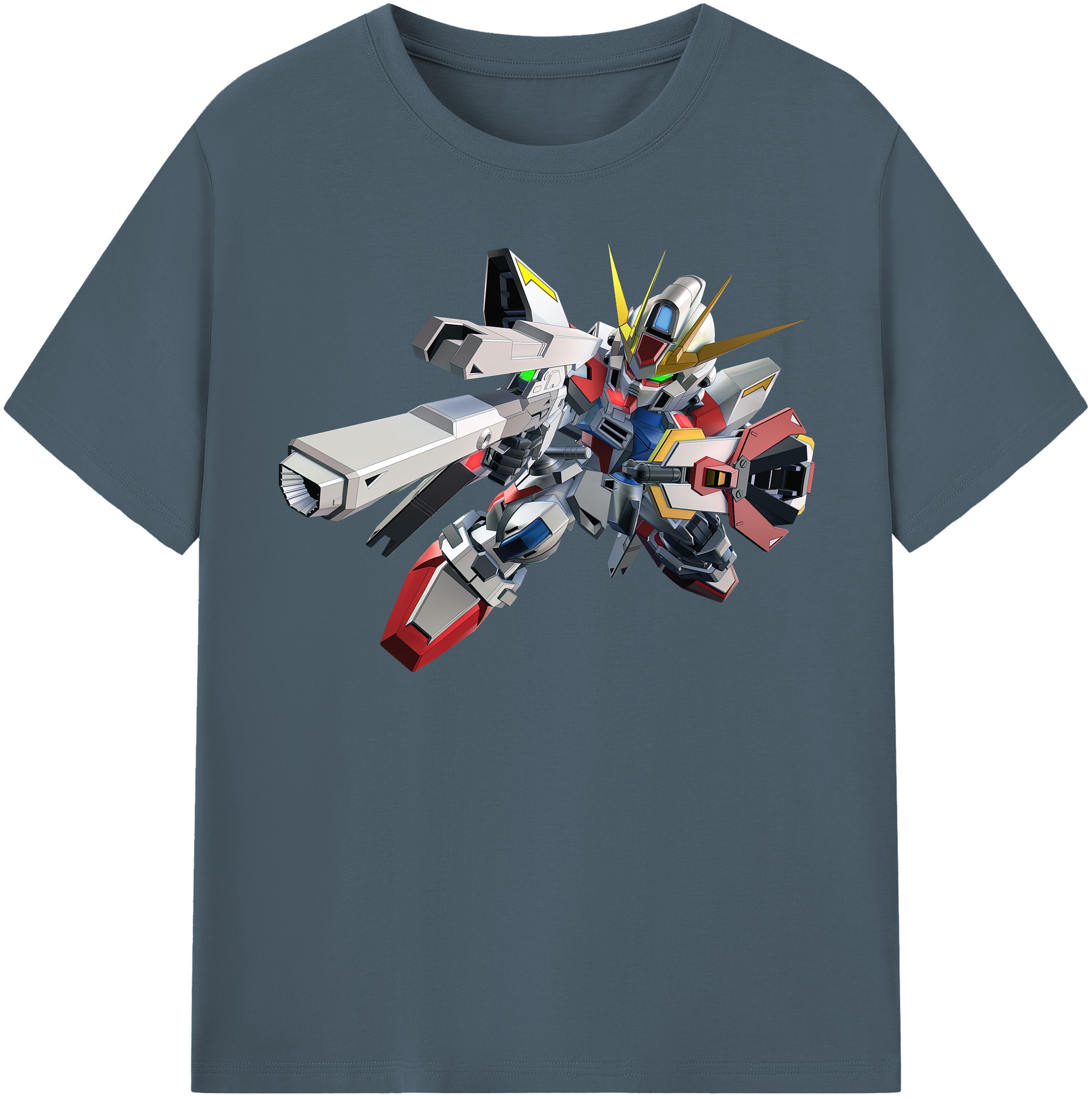 （画像用） 機動戦士ガンダム Mobile Suit Gundam 綿100％半袖Tシャツ（フロントプリント）